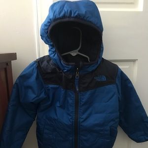 Reversible boys North Face jacket